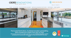Desktop Screenshot of createrenovations.co.nz